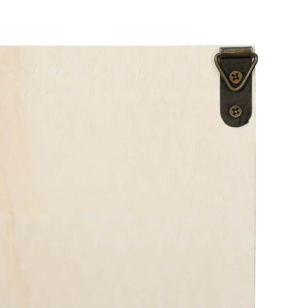 Wooden Collector's Display Case Brown 40 x 8,5 x 54 cm Plywood