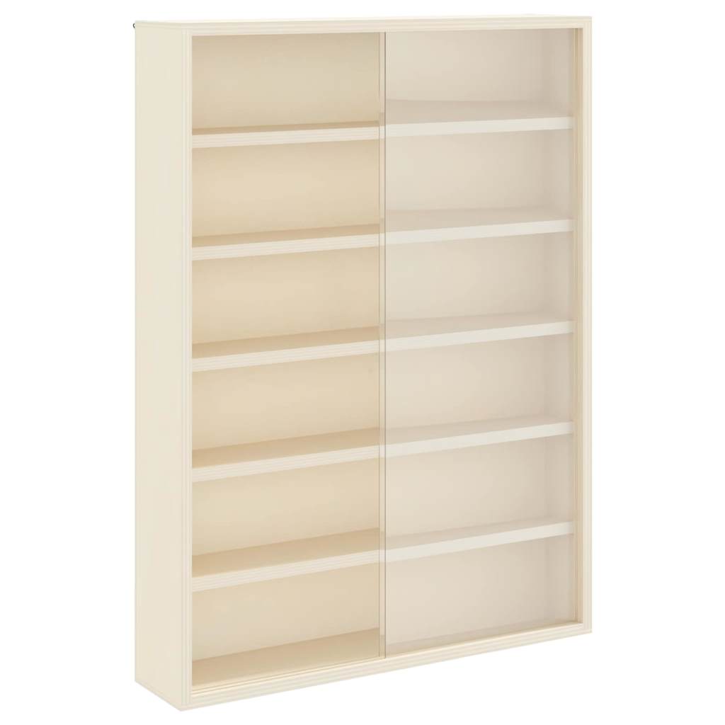 Wooden Collector's Display Case Brown 40 x 8,5 x 54 cm Plywood