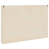 Wall Display Case with Shelf Beige 80 x 8,5 x 54 cm Plywood