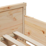 Extendable Bed Frame for Kids Other Brown 80 x 130 / 165 / 200 cm - Extra Image