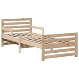 Bed Frame with Headboard Brown 80 x 200 cm Engineered Wood