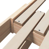 Extendable Bed Frame for Kids Other Brown 80 x 130 / 165 / 200 cm - Low Angle