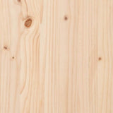 Bed Frame with Headboard Dark Grey 90 x 190 cm Solid Pine Wood - Extra Image