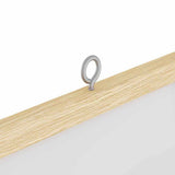 Bulletin Board Folding White 80 x 80 x 1.4 cm Solid pine wood - Close-Up Angle