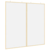 Bulletin Board Folding White 100 x 100 x 1.4 cm Solid pine wood