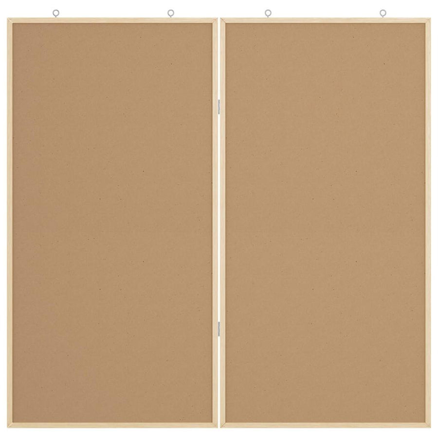 Bulletin Board 100 x 100 x 1.4 cm Solid pine wood White