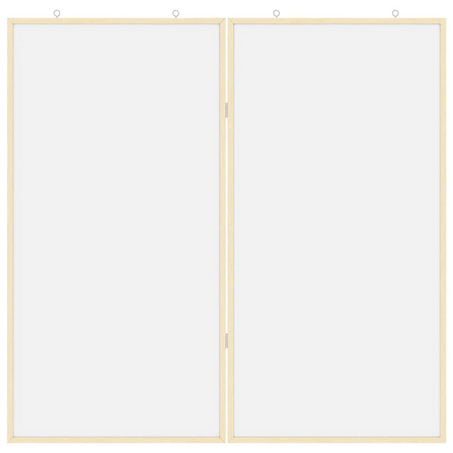 Bulletin Board 100 x 100 x 1.4 cm Solid pine wood White