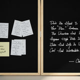 Bulletin Board Folding Black 80 x 80 x 1.4 cm Solid pine wood - Side View