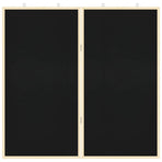 Bulletin Board 80 x 80 x 1.4 cm Solid pine wood Black Foldable