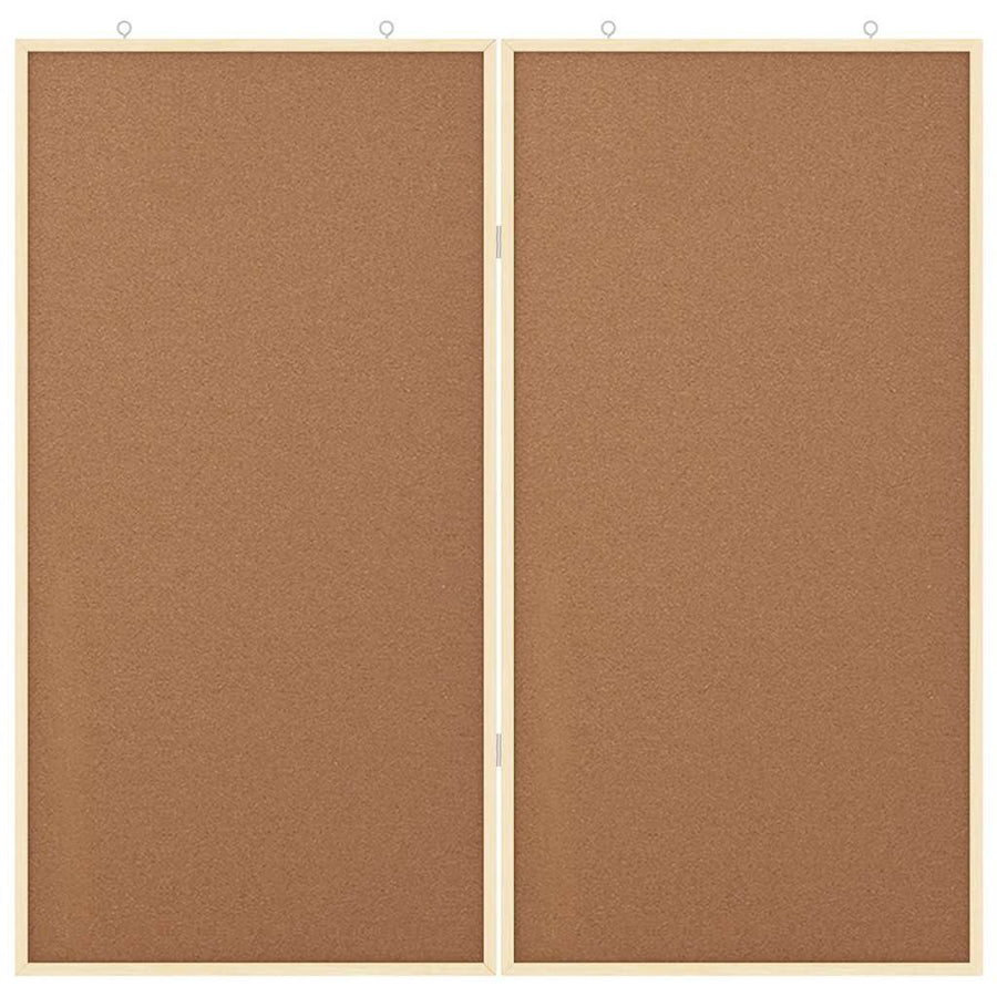 Bulletin Board 100 x 100 x 1.4 cm Solid pine wood Brown