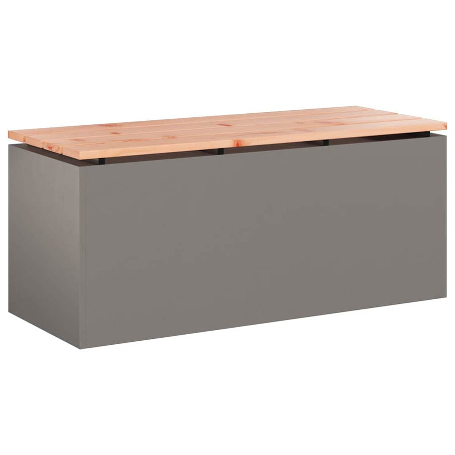Garden Bench 2 -Seater 100 x 40 x 43 cm Weathering steel Rusty