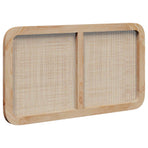 Headboard with Headboard Natural 100 x 55 x 3 cm Rattan