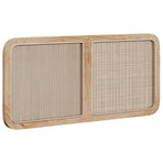 Headboard with Headboard Natural 120 x 55 x 3 cm Rattan