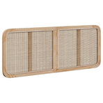 Headboard with Headboard Natural 140 x 55 x 3 cm Rattan