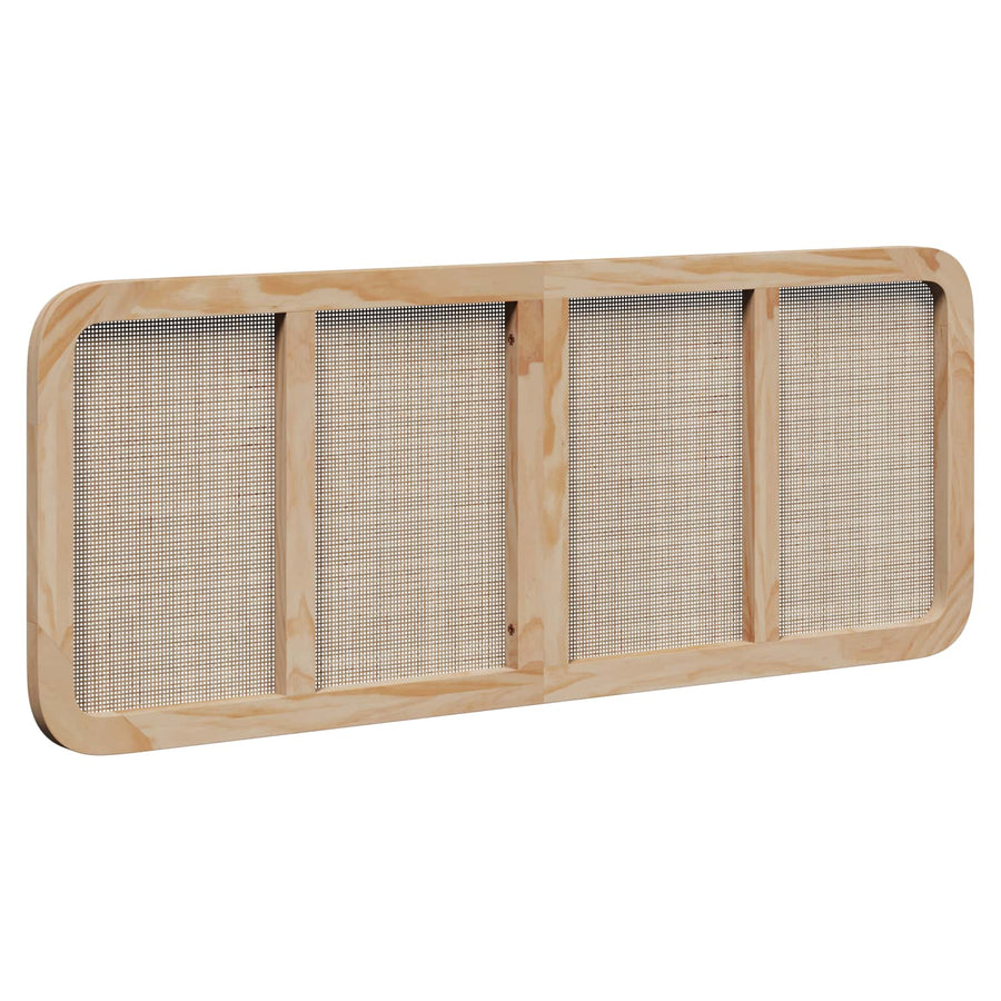 Headboard with Headboard Natural 140 x 55 x 3 cm Rattan