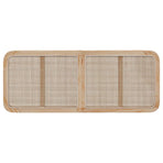 Headboard with Headboard Natural 140 x 55 x 3 cm Rattan