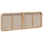 Headboard with Headboard Natural 160 x 55 x 3 cm Rattan