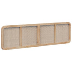 Headboard with Headboard Natural 200 x 55 x 3 cm Rattan