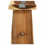 Shower Stool Natural 50 x 30 x 44 cm Solid Suar Wood