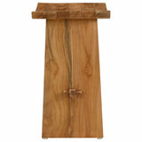 Bathroom Stool Brown 50 x 29.5 x 50.5 cm Solid Teak Wood