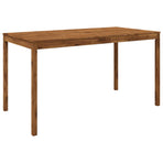 Garden Bar Table LAREN Natural 196 x 100 x 105 cm