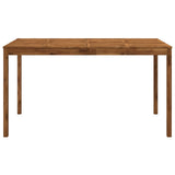 Garden Bar Table Natural 196 x 100 x 105 cm Solid Acacia Wood