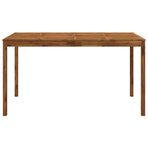 Garden Bar Table LAREN Natural 196 x 100 x 105 cm
