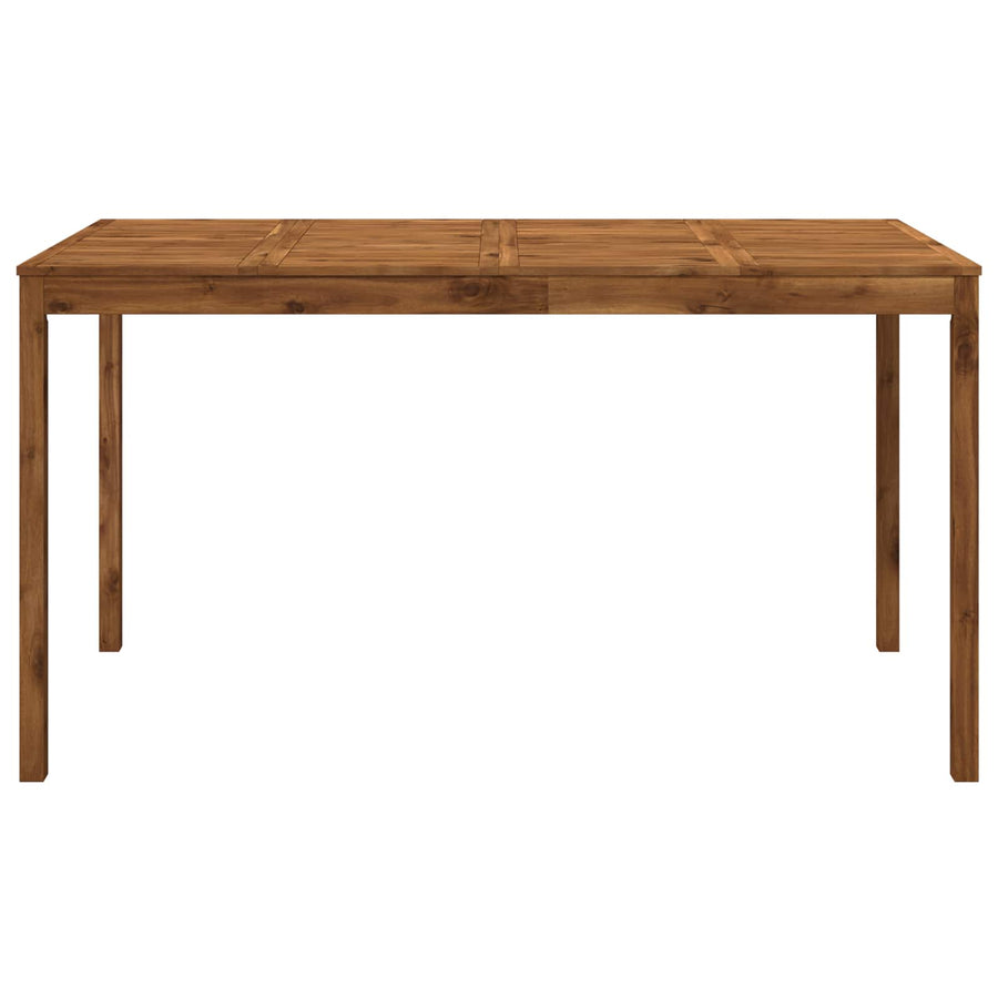Garden Bar Table LAREN Natural 196 x 100 x 105 cm