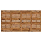 Garden Bar Table LAREN Natural 196 x 100 x 105 cm