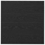Coffee Table Black oak 80 x 80 x 40 cm Engineered Wood