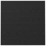 Coffee Table Black oak 100 x 100 x 40 cm Engineered Wood
