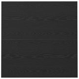 Coffee Table Black oak 100 x 100 x 40 cm Engineered Wood - Close-Up Angle