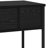 Console Table Black oak 100 x 34.5 x 75 cm Engineered wood - Extra Image