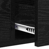 Console Table Black oak 100 x 34.5 x 75 cm Engineered wood - Extra Image