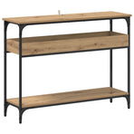 Console Table Artisan oak 100 x 29 x 75 cm Engineered wood