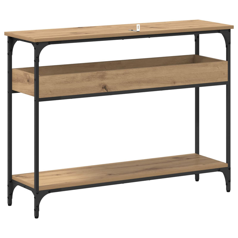Console Table Artisan oak 100 x 29 x 75 cm Engineered wood