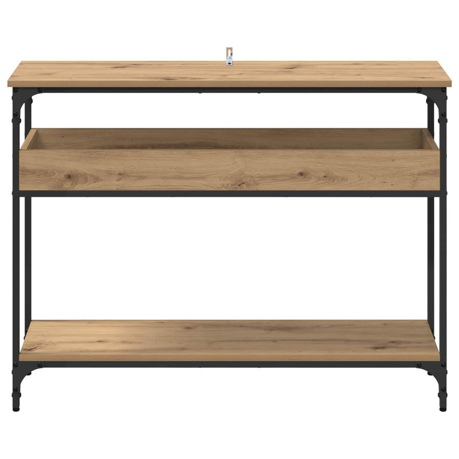 Console Table Artisan oak 100 x 29 x 75 cm Engineered wood