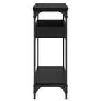Console Table Black oak 100 x 29 x 75 cm Engineered wood