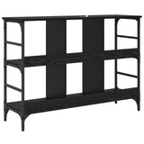 Sideboard Black Oak 102 x 32 x 73,5 cm - Close-Up Angle