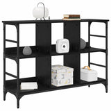 Sideboard Black 102 x 32 x 73.5 cm Engineered wood - Side View