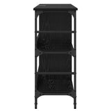 Sideboard Black Oak 102 x 32 x 73,5 cm - Rear View