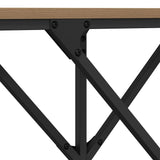 Console Table Artisan oak 140 x 29 x 75 cm Engineered wood - Extra Image