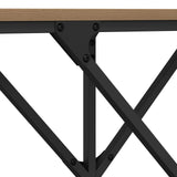 Console Table Artisan oak 140 x 29 x 75 cm Engineered Wood