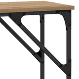 Console Table Artisan oak 140 x 29 x 75 cm Engineered Wood - Extra Image