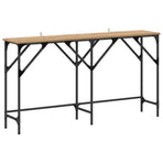 Console Table Artisan oak 140 x 29 x 75 cm Engineered Wood