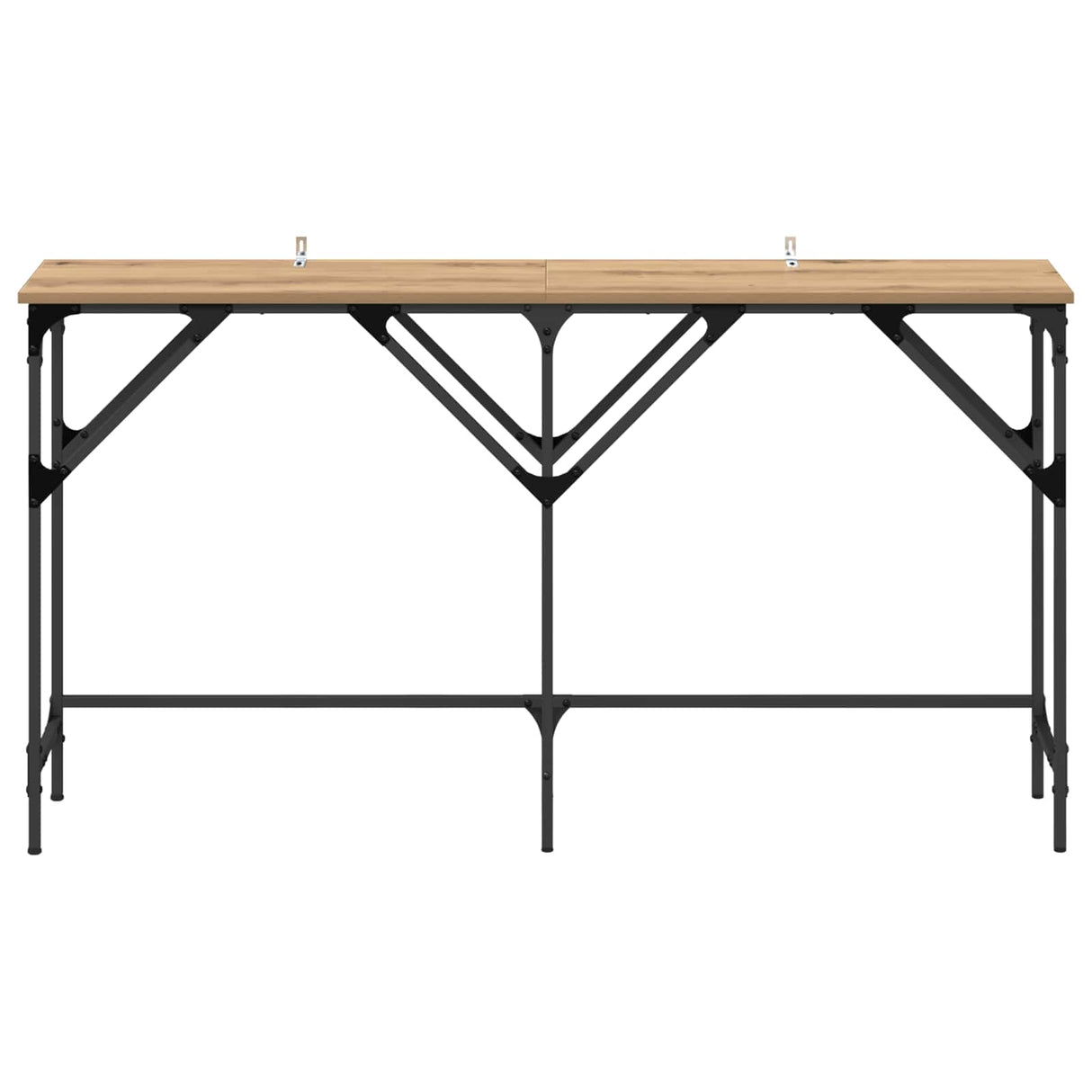 Console Table Artisan oak 140 x 29 x 75 cm Engineered Wood