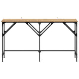 Console Table Artisan oak 140 x 29 x 75 cm Engineered Wood - 45-Degree Angle