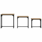 Nesting Coffee Table 3 pcs Artisan oak 50.5 x 35 x 53 cm