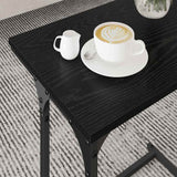 Nesting Coffee Table 3 pcs Black oak 50.5 x 35 x 53 cm - Top-Down View