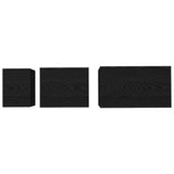 Nesting Coffee Table 3 pcs Black oak 60 x 35 x 56 cm - Low Angle
